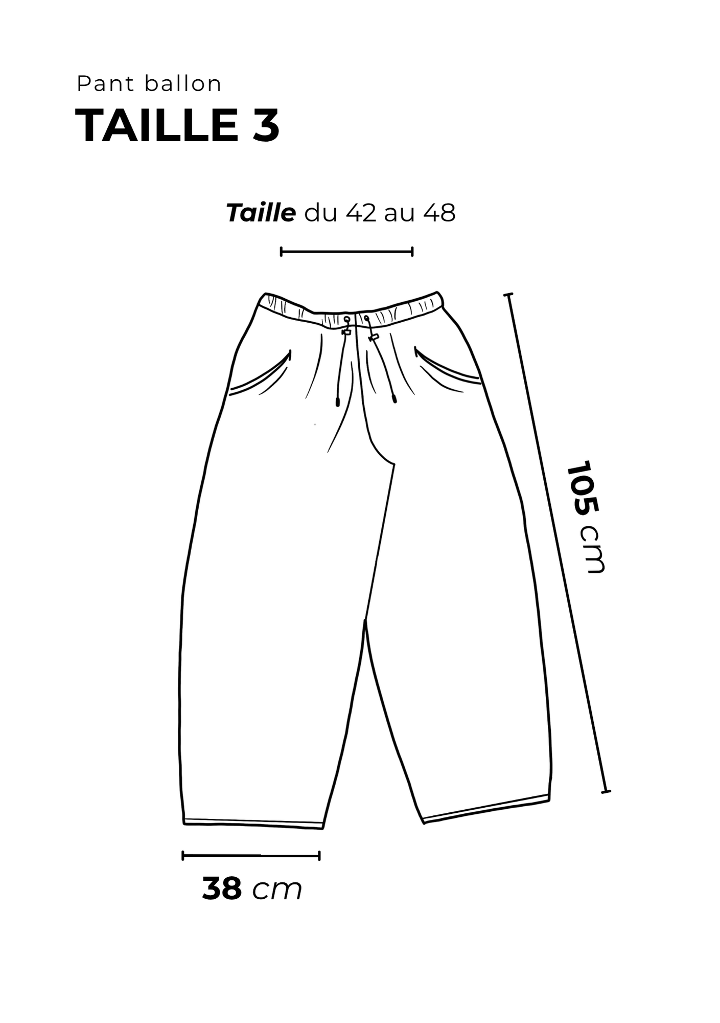 LE PANTALON BALLON (90)