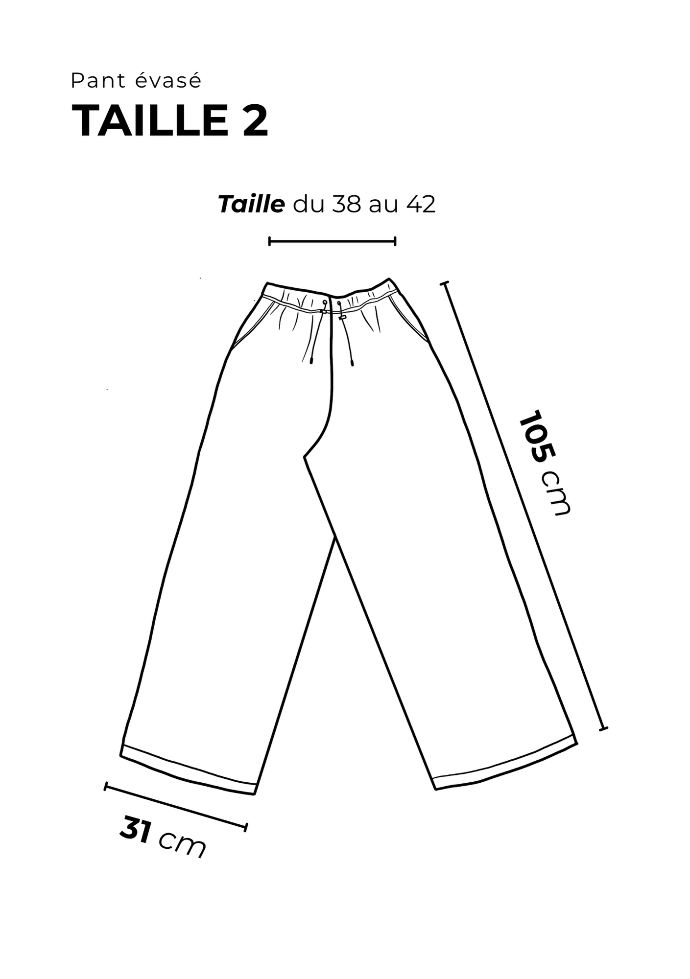 LE PANTALON EVASE (ATELIER)