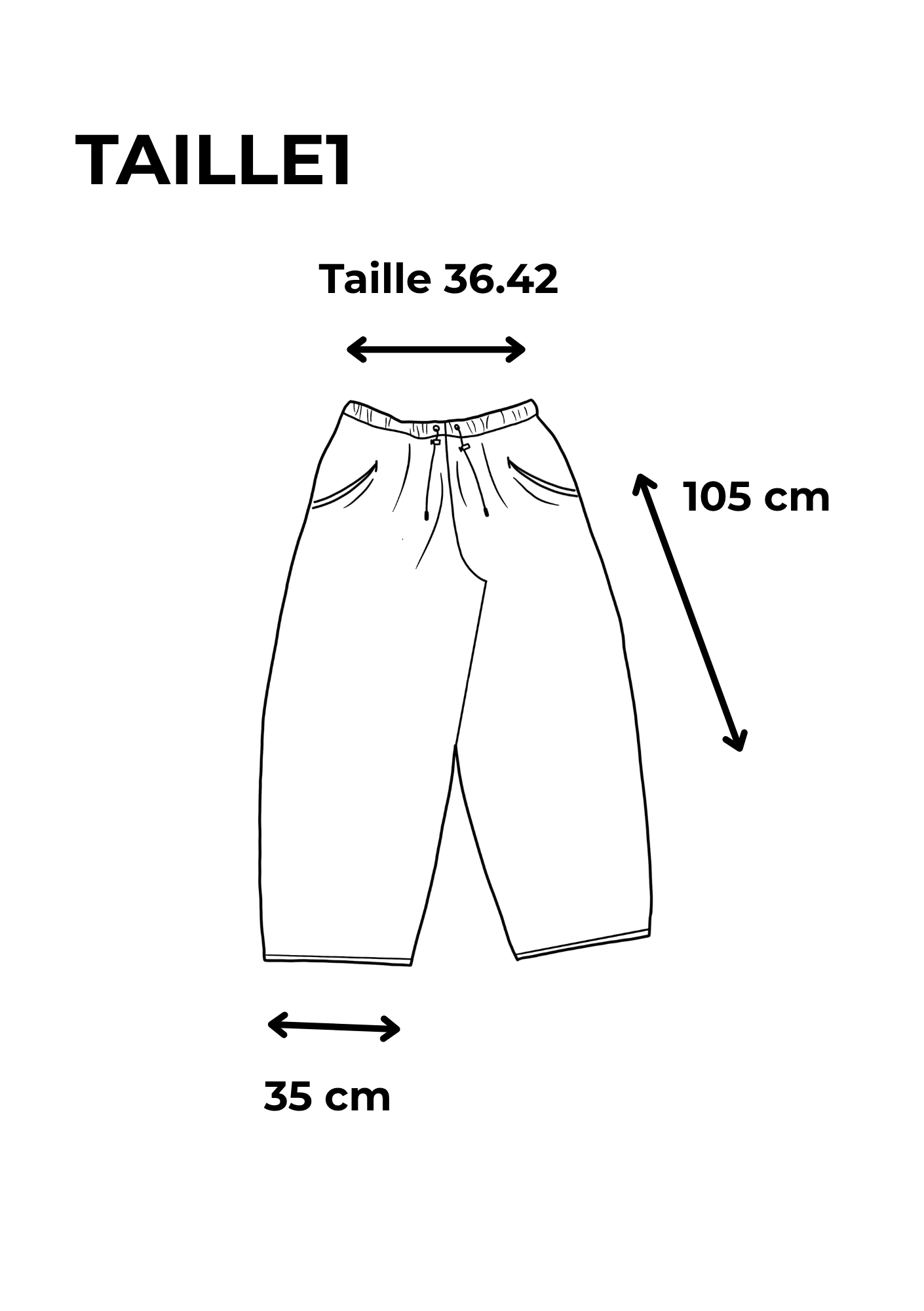 LE PANTALON BALLON P.U (ESSENTIEL)