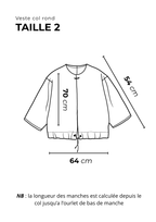 LA VESTE COL ROND 3/4