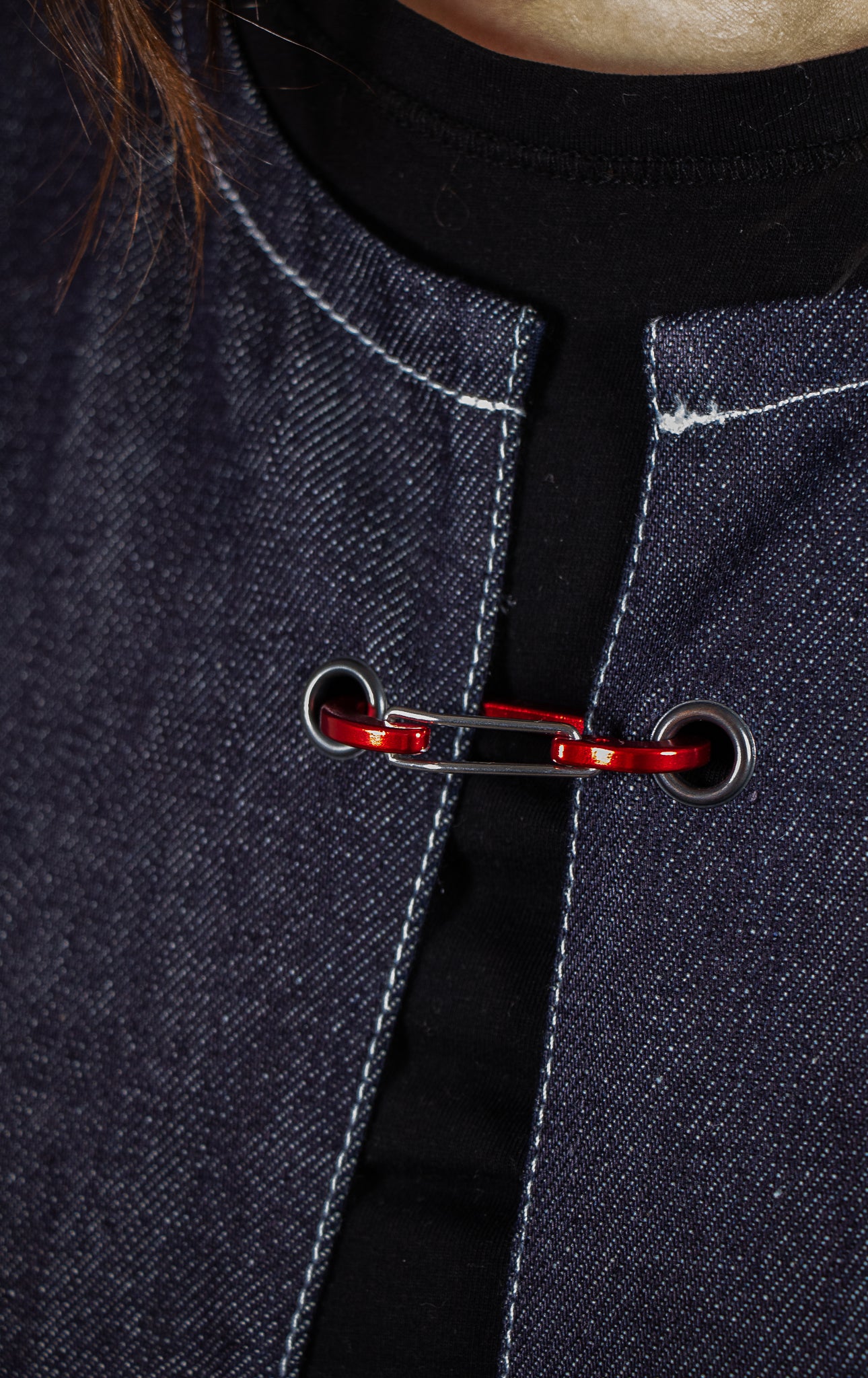 LA VESTE COL ROND 3/4